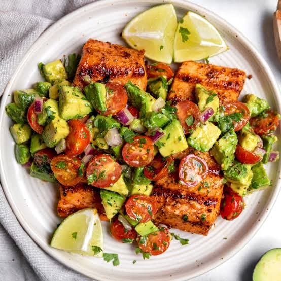 Healthy Salmon Dinner